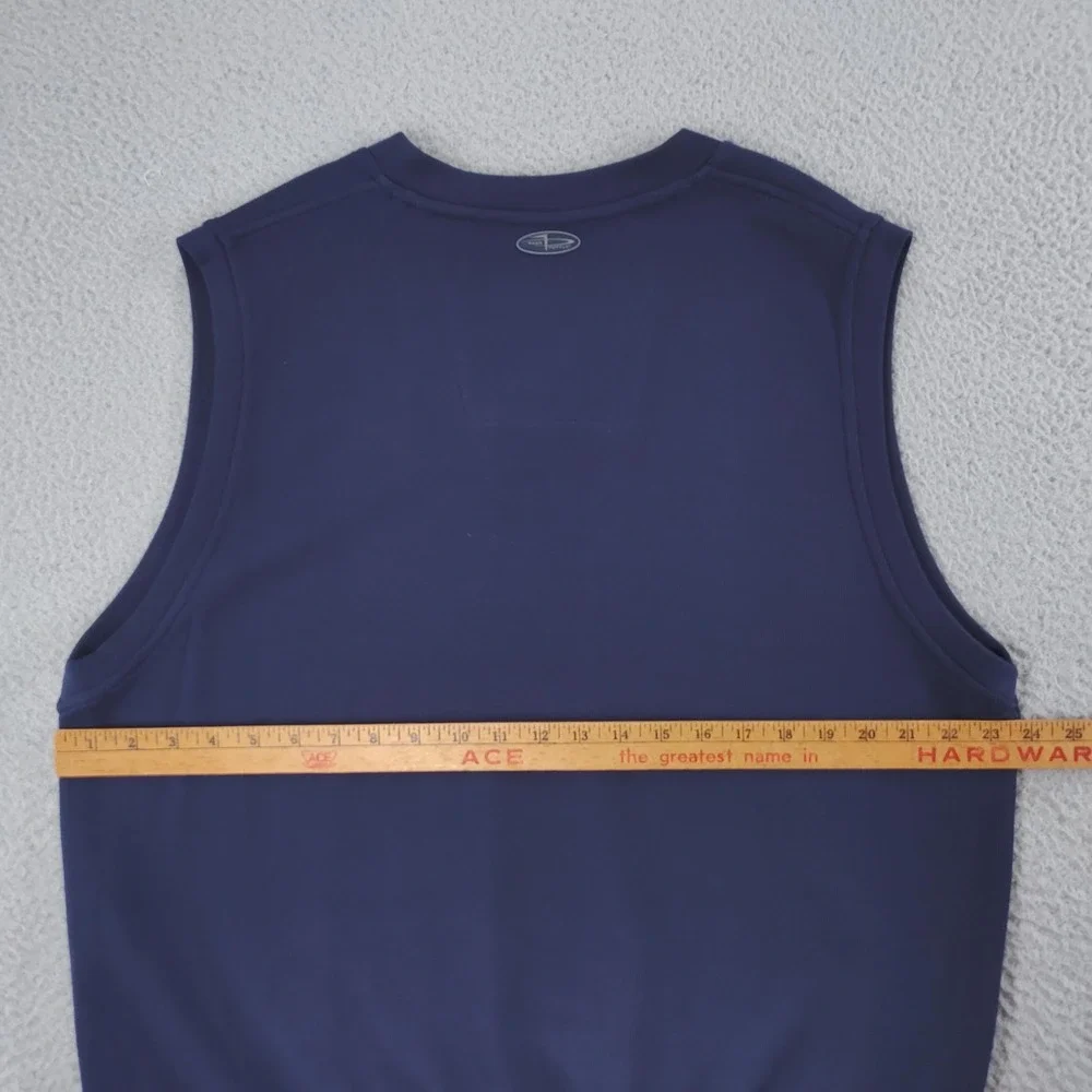 Vtg North Carolina Tar Heels Sweater Vest Mens Large Page & Tuttle 2005 Champion